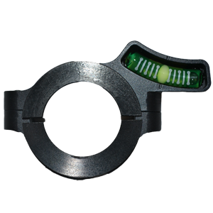 Scope Level - Left Hand Black Anodized Aluminum - Including 25.4mm Reducer Ring